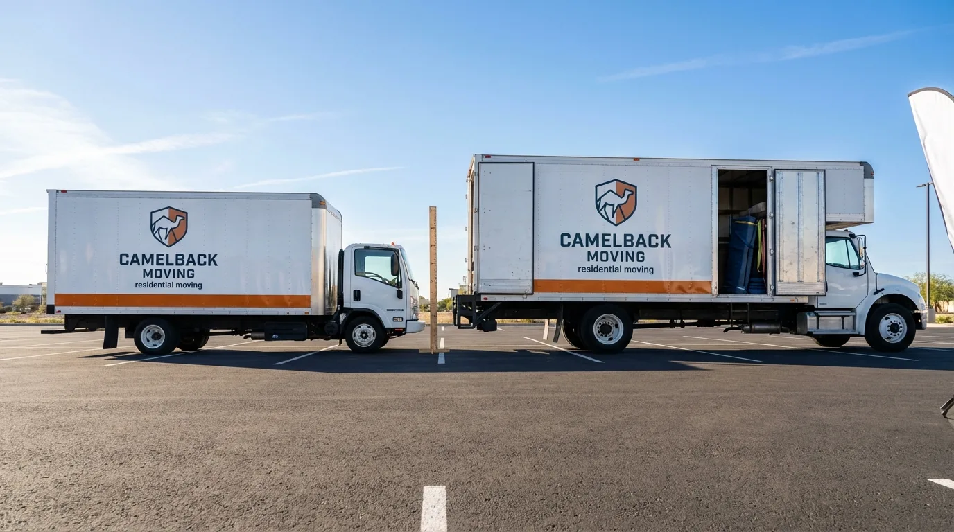 Moving truck size capacity guide in Keansburg